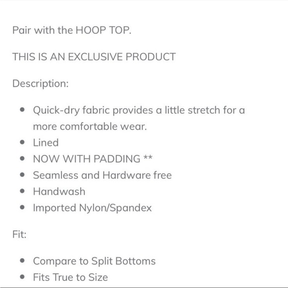 BoutineLA lilac logo print hoop Bottom - Picture 5 of 5